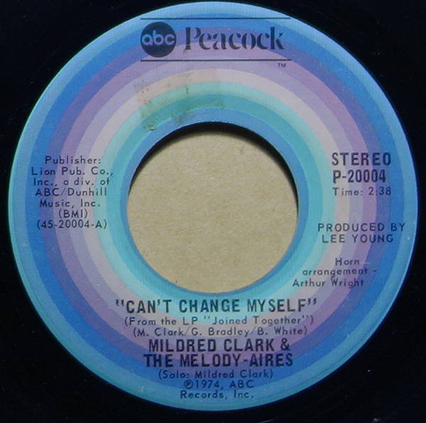 Mildred Clark & The Melody-Aires - Can't Change Myself / Joined Together