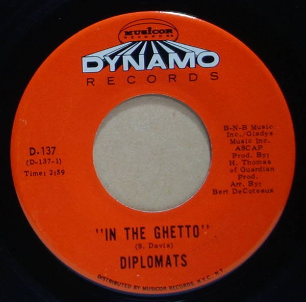 The Diplomats - In The Ghetto / I've Got The Kind Of Love