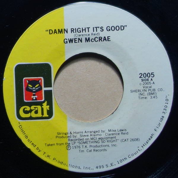 Gwen McCrae - Damn Right It's Good / Love Without Sex