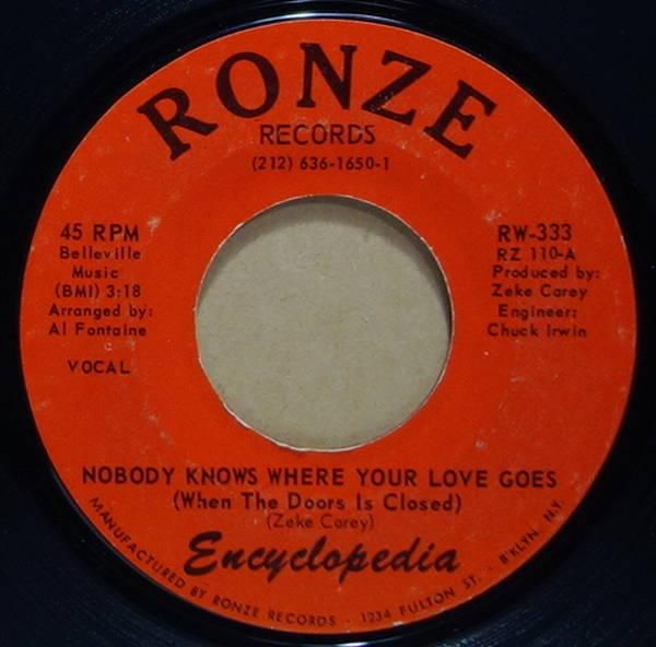 Encyclopedia - Nobody Knows Where Your Love Goes / Chuck-Owskey's Theme