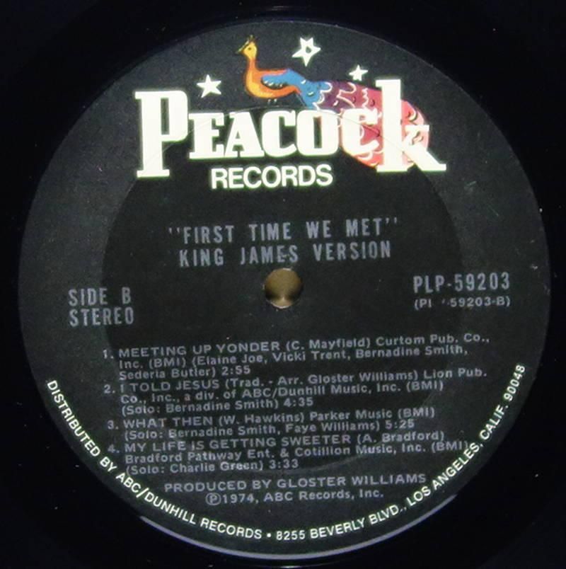 King James Version First Time We Met ネタ USED】King James Version - First Time We Met(LP) – CELLAR