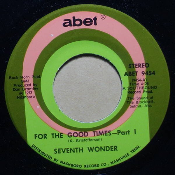 Seventh Wonder - For The Good Times