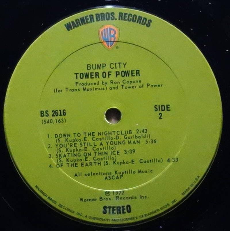 Tower Of Power - Bump City - Vinylian - Vintage Vinyl Record Shop