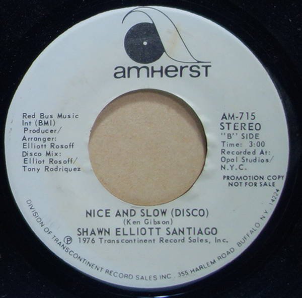 Shawn Elliott Santiago - Nice And Slow