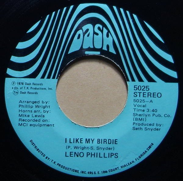 Leno Phillips - I Like My Birdie / Take My Hand (Walk With Me) - Vinylian -  Vintage Vinyl Record Shop