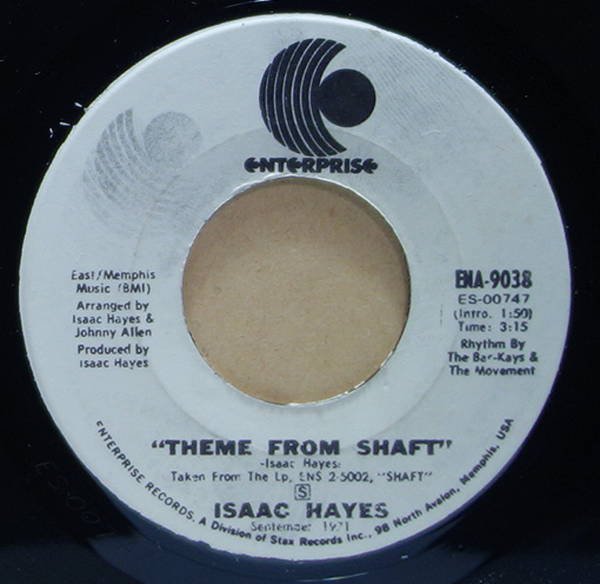 Isaac Hayes - Theme From Shaft / Cafe Regio's (Instrumental)