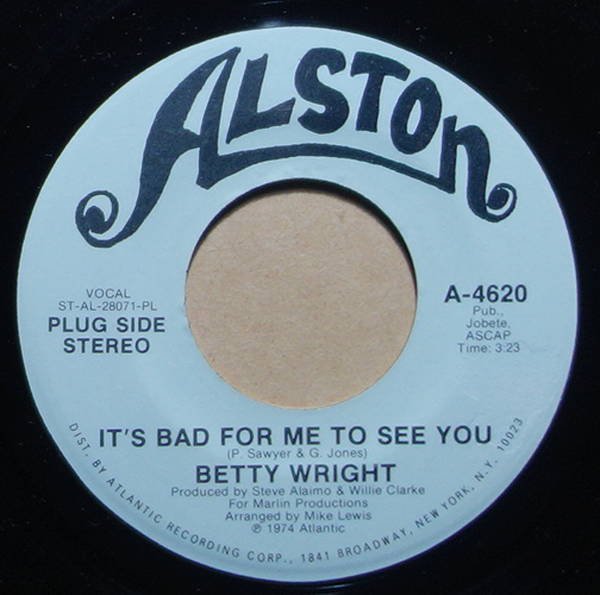 Betty Wright - It's Bad For Me To See You