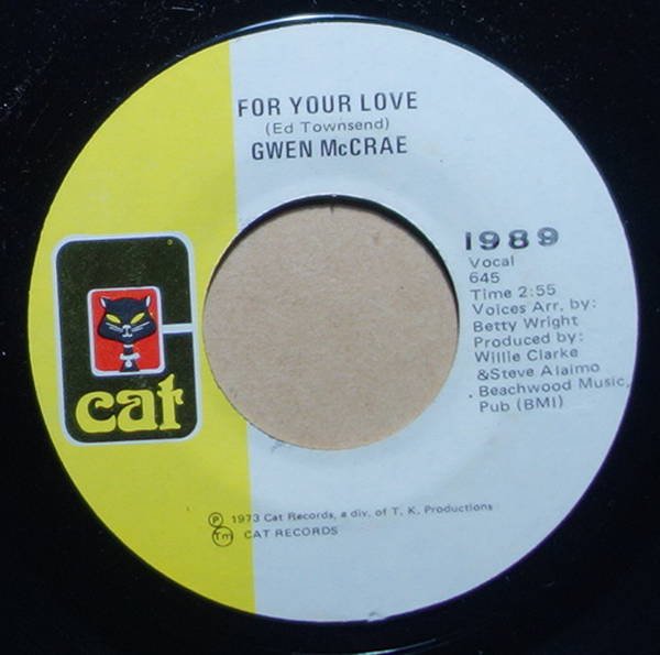 Gwen McCrae - For Your Love / Your Love