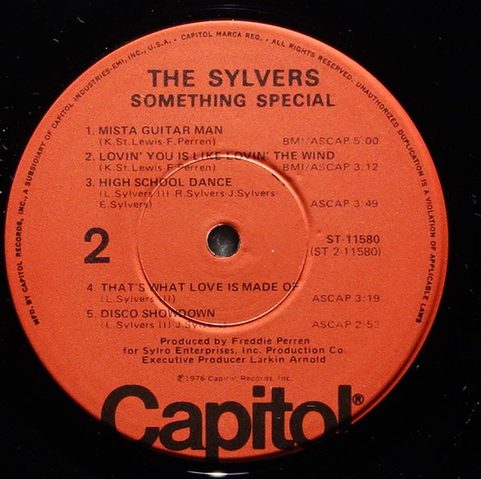 The Sylvers - Something Special - Vinylian - Vintage Vinyl Record Shop