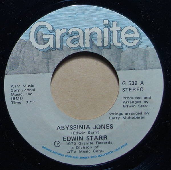 Edwin Starr - Abyssinia Jones / Beginning