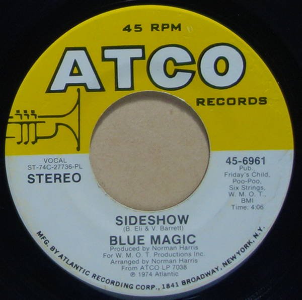 Blue Magic - Sideshow / Just Don't Want To Be Lonely