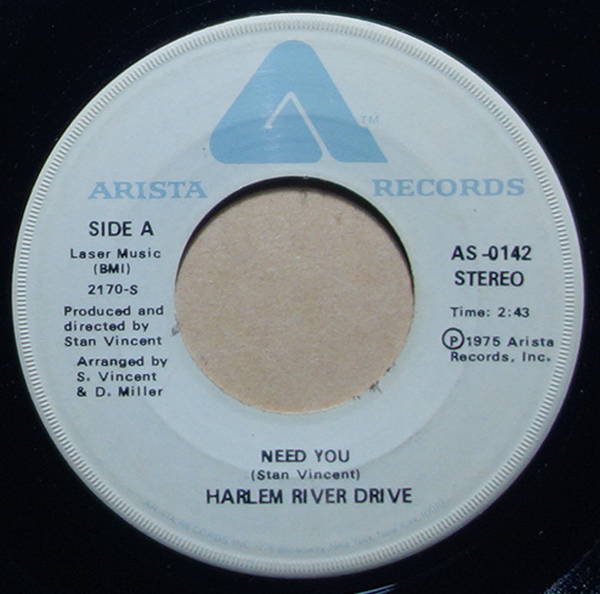 Harlem River Drive - Need You / Overtime