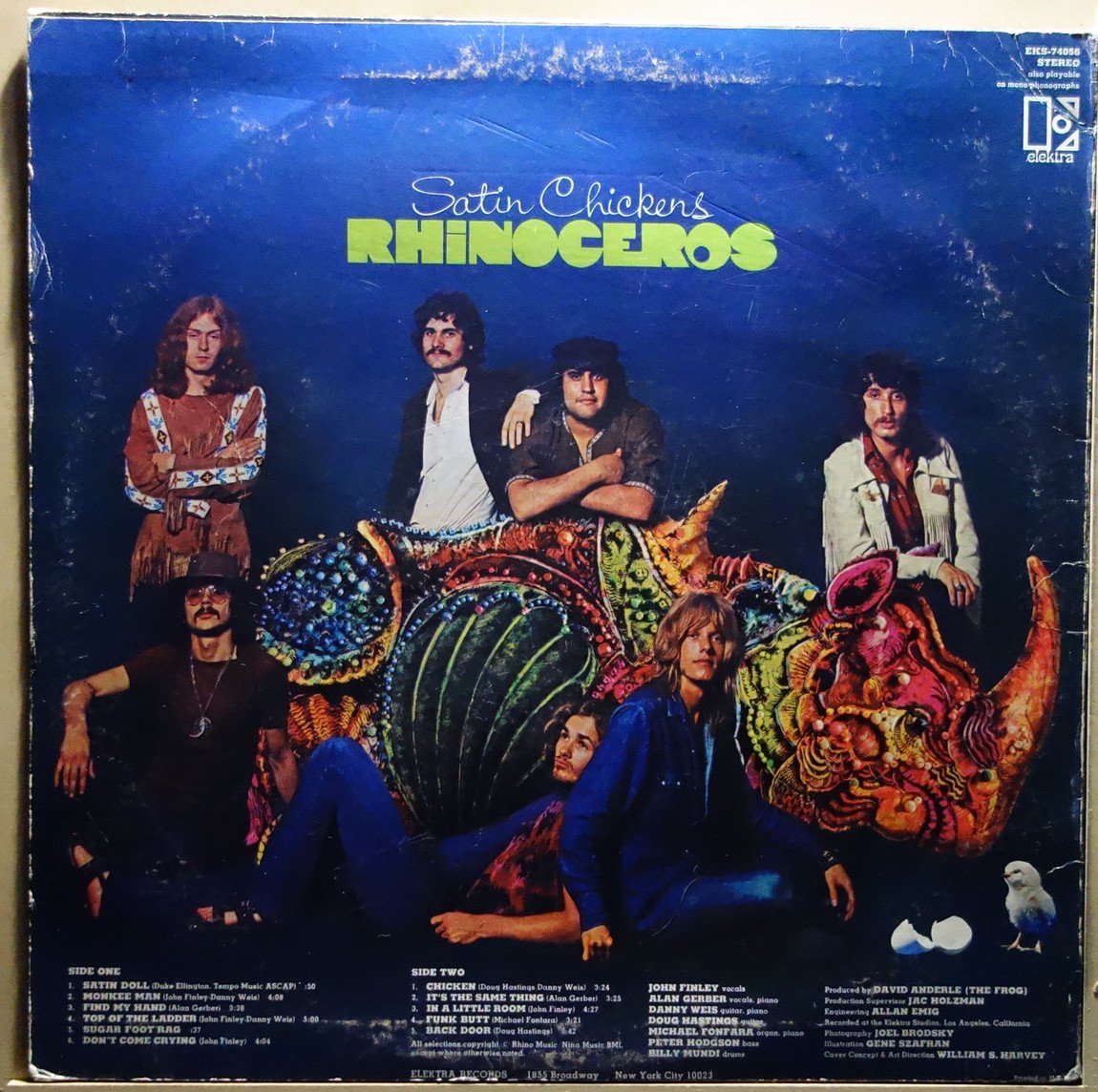 Rhinoceros Satin Chickens Vinylian Vintage Vinyl Record Shop