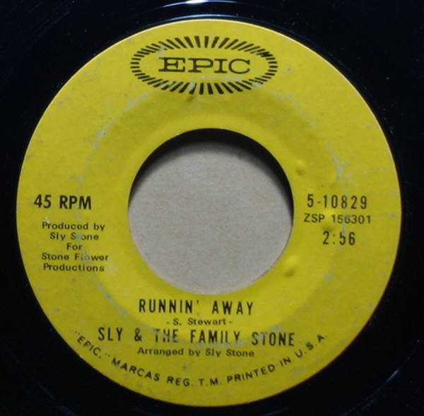Sly & The Family Stone - Runnin' Away / Brave & Strong