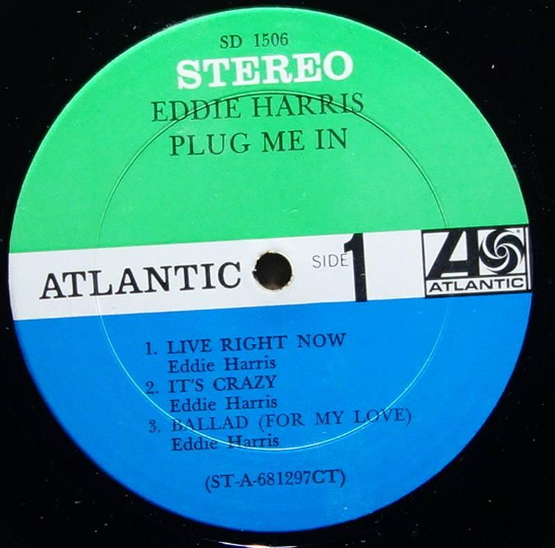 eddie harris plug me in LP レコード Eddie Harris – Plug Me In – Vinyl (LP, Album, Stereo), 1968