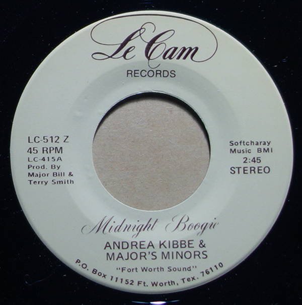 Andrea Kibbe & Major's Minors / Major Bill Smith - Midnight Boogie /  Requiem For Elvis - Vinylian - Vintage Vinyl Record Shop