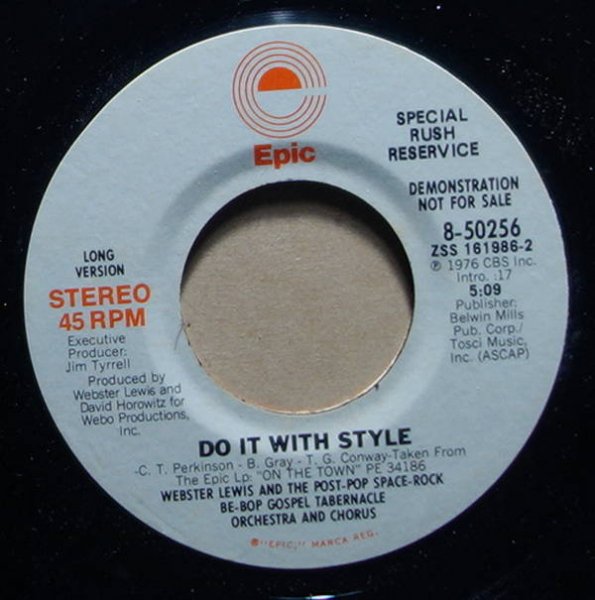 Webster Lewis - Do It With Style