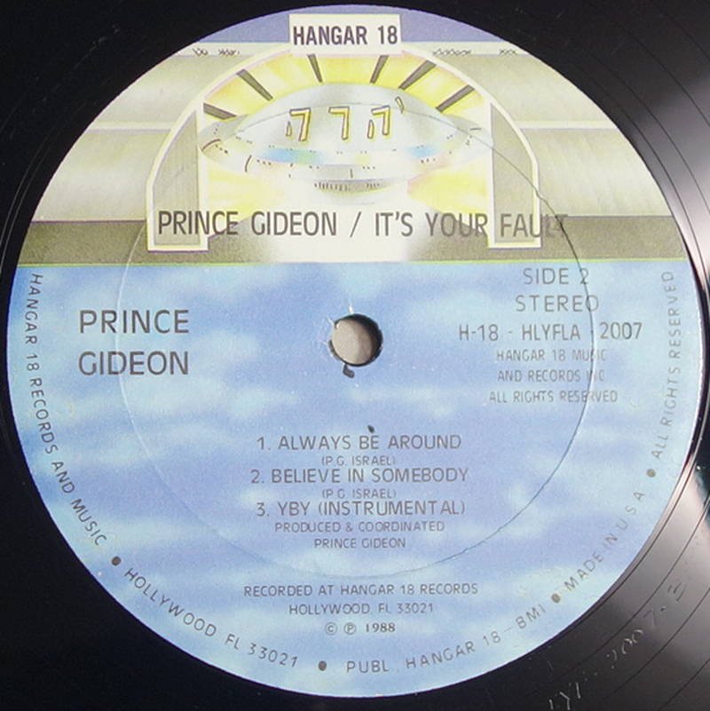 Prince Gideon It's Your Fault Vinylian Vintage Vinyl Record Shop