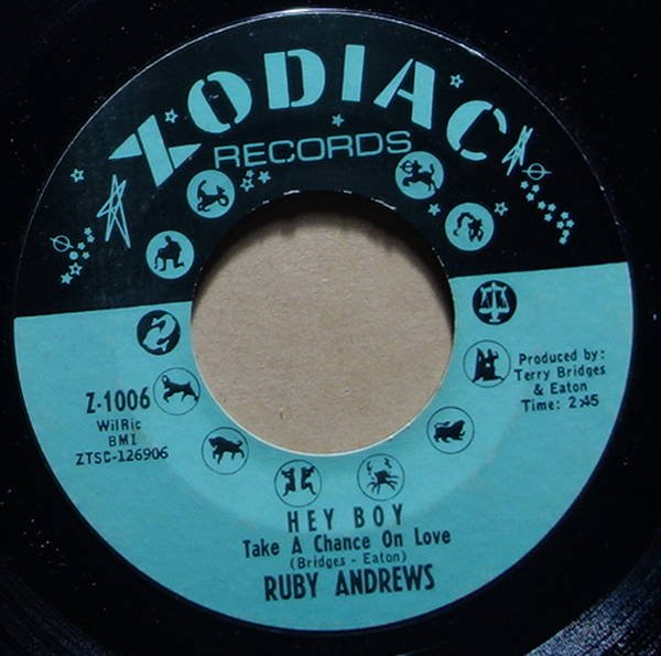 Ruby Andrews - Hey Boy (Take A Chance On Love) / Come To Me