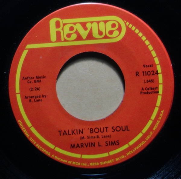 Marvin L. Sims - Talkin' 'Bout Soul / Old Man Time