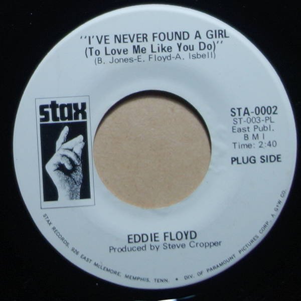 Eddie Floyd I've Never Found A Girl (To Love Me Like You Do) Vinylian  Vintage Vinyl Record Shop