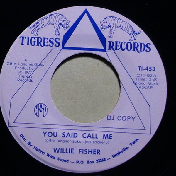 Willie Fisher You Said Call Me Vinylian Vintage Vinyl Record Shop