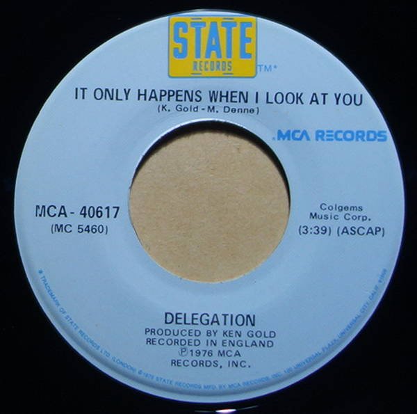 Delegation - It Only Happens When I Look At You / The Promise Of Love