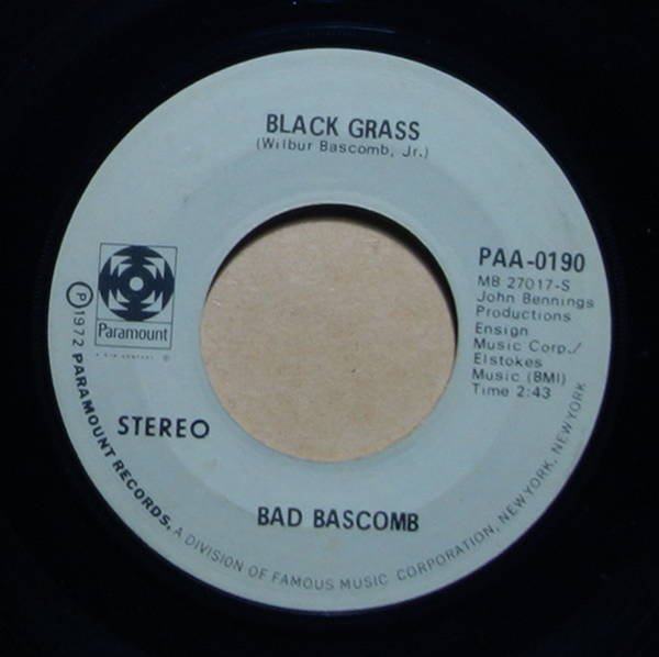 Bad Bascomb - Black Grass / I Feel Like Dancing