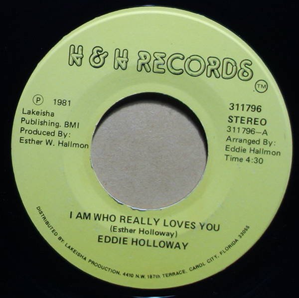Eddie Holloway - I Am Who Really Loves You / Somebody Smooching My Love