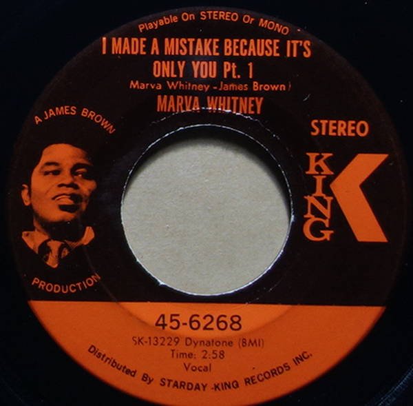 Marva Whitney - I Made A Mistake Because It's Only You