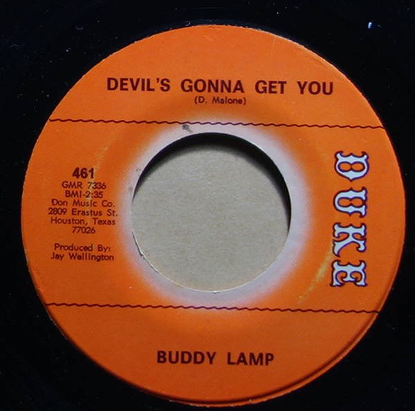 Buddy Lamp - Devil's Gonna Get You / Wall Around Your Heart
