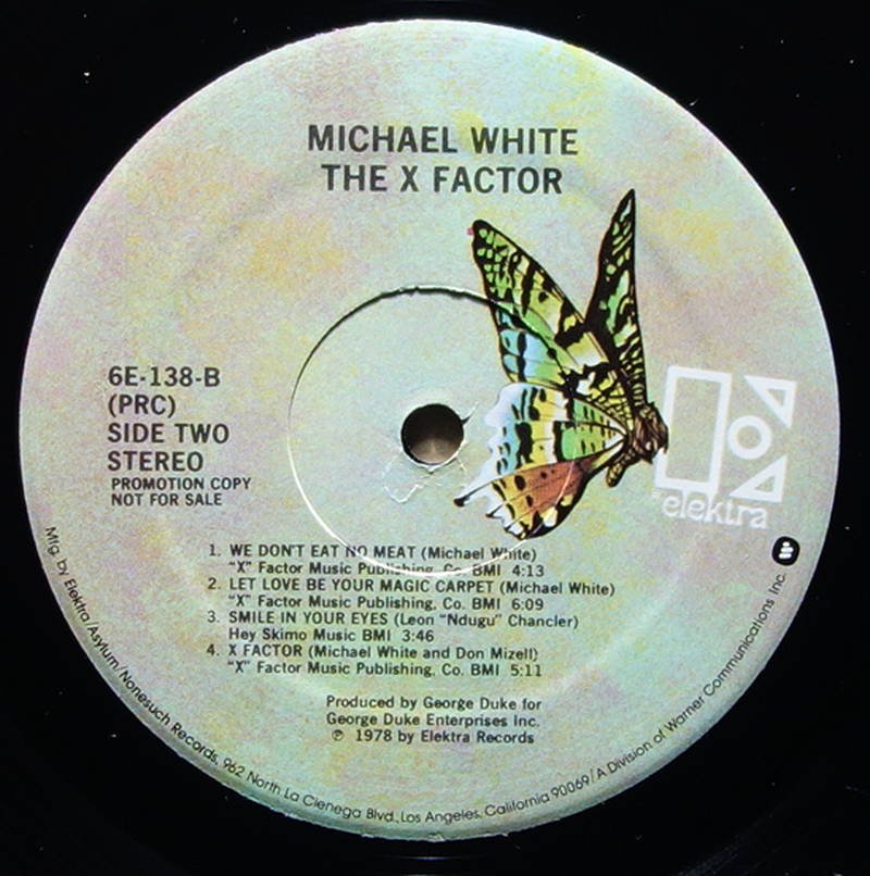 Michael White - The X Factor - Vinylian - Vintage Vinyl Record Shop