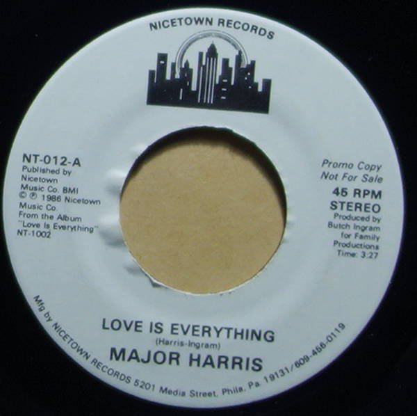 Major Harris - Love is Everything / I Want Your Love