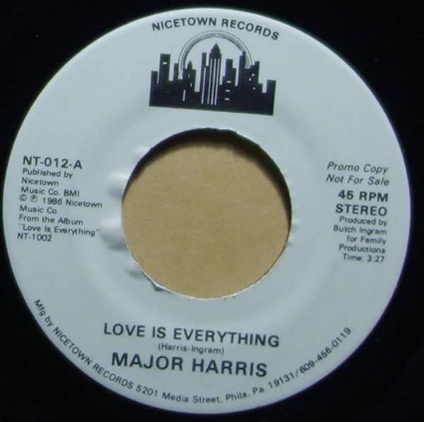 Major Harris - Love is Everything / I Want Your Love