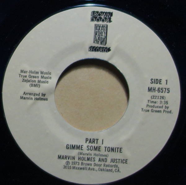 Marvin Holmes And Justice - Gimme Some Tonite