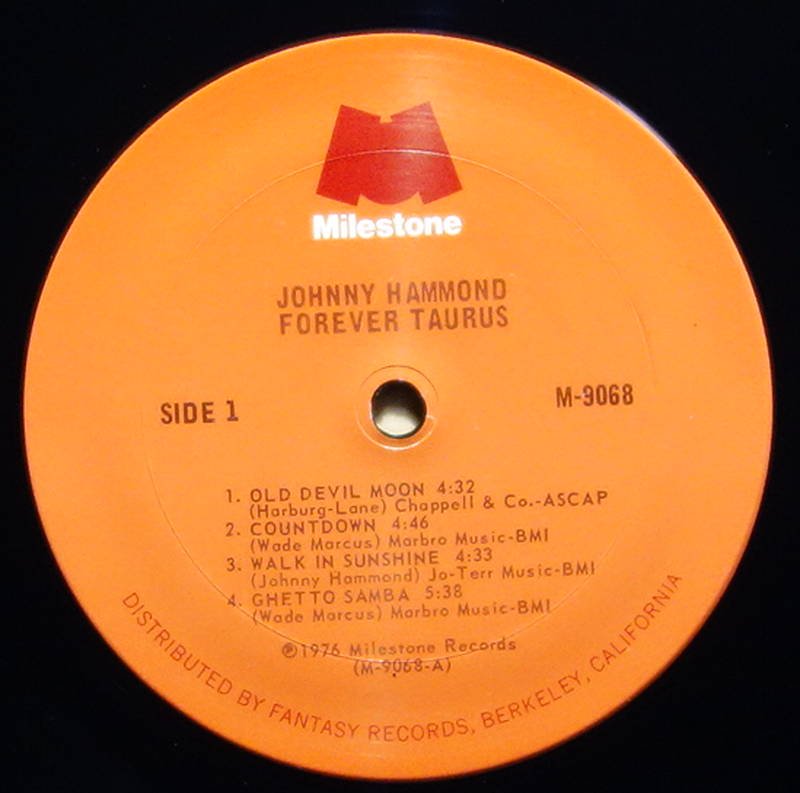 Johnny Hammond - Forever Taurus - Vinylian - Vintage Vinyl