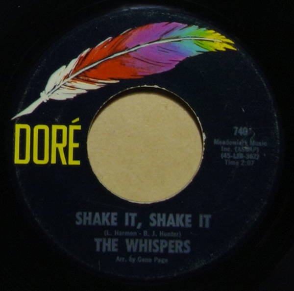 The Whispers - As I Sit Here / Shake It, Shake It - Vinylian - Vintage