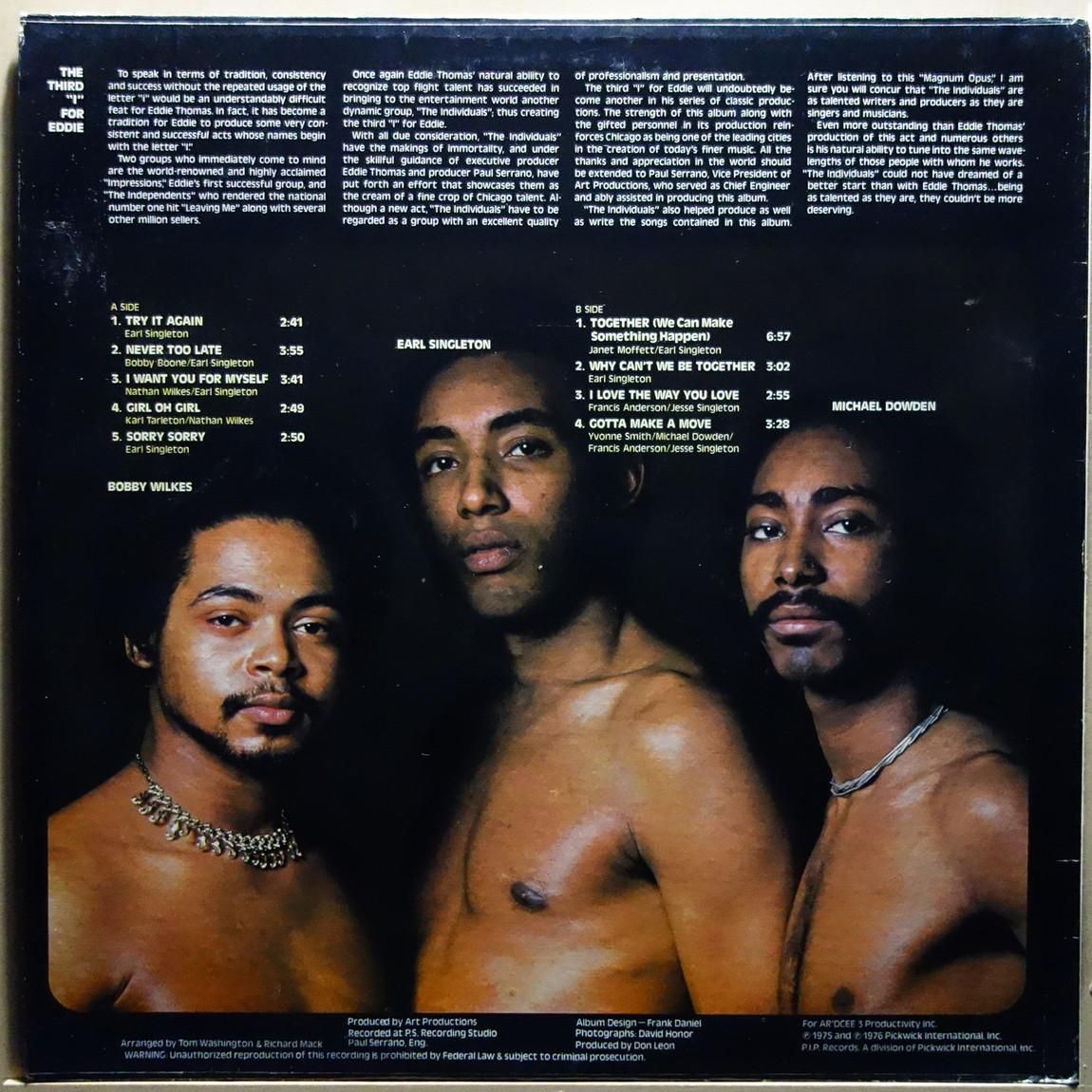 The Individuals - Together (We Can Make Something Happen