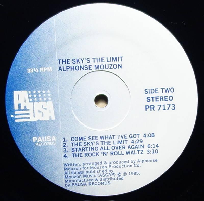 新品未開封です Alphonse Mouzonレコード Alphonse Mouzon - The Sky Is The Limit - Vinylian - Vintage Vinyl