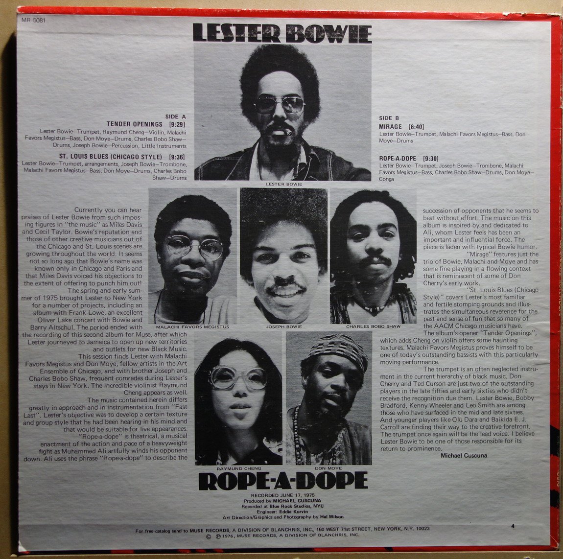 Lester Bowie - Rope-A-Dope - Vinylian - Vintage Vinyl Record Shop