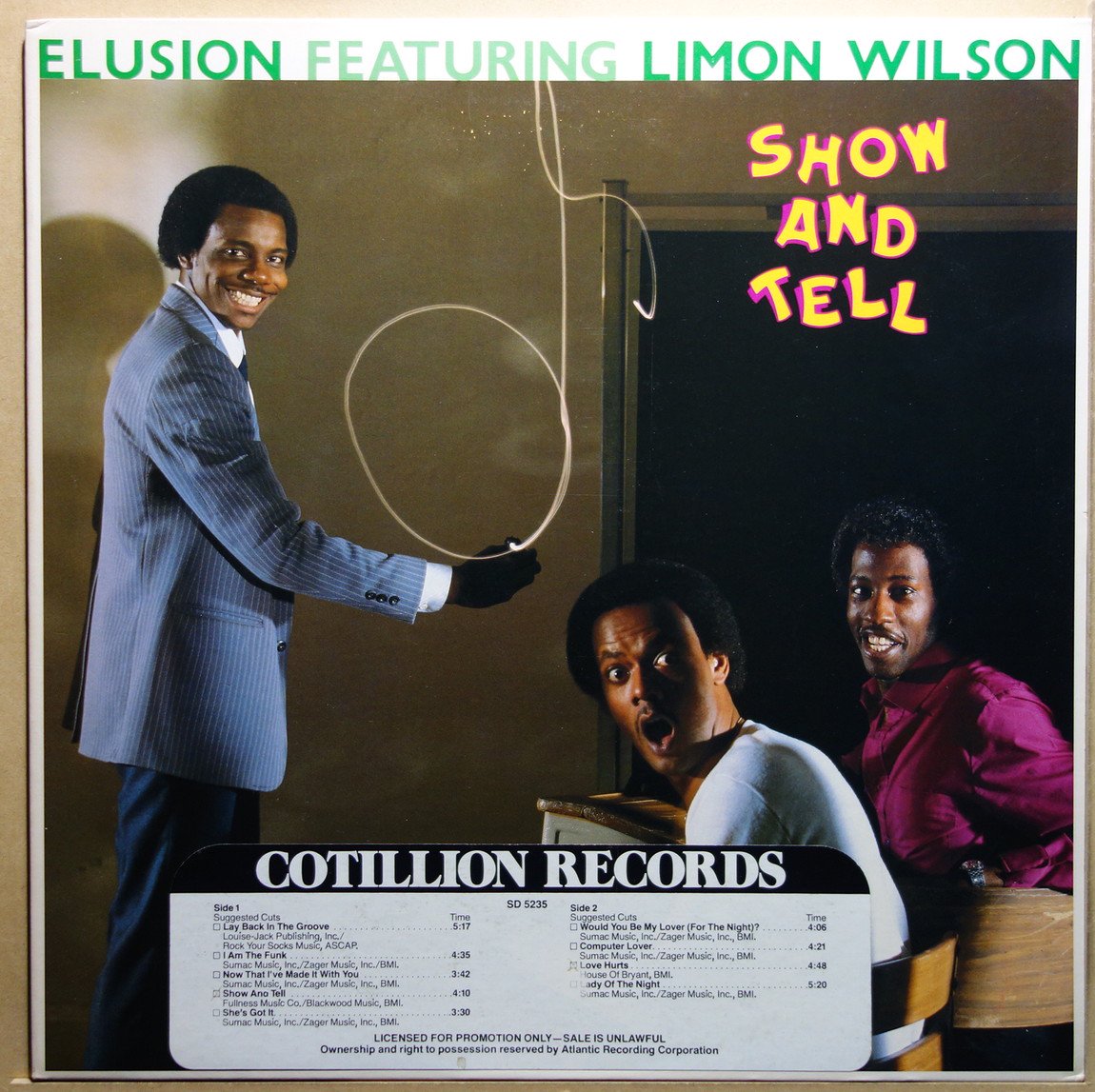 Elusion Featuring Limon Wilson - Show And Tell - Vinylian - Vintage Vinyl  Record Shop