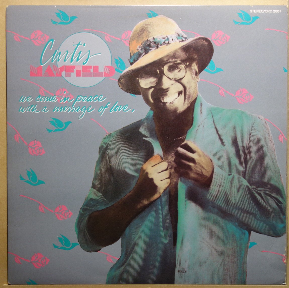 Curtis Mayfield We Come In Peace With A Message Of Love Vinylian  Vintage Vinyl Record Shop