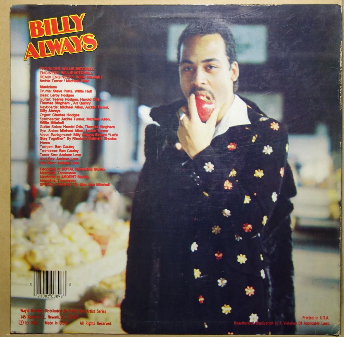 Billy Always - Billy Always - Vinylian - Vintage Vinyl