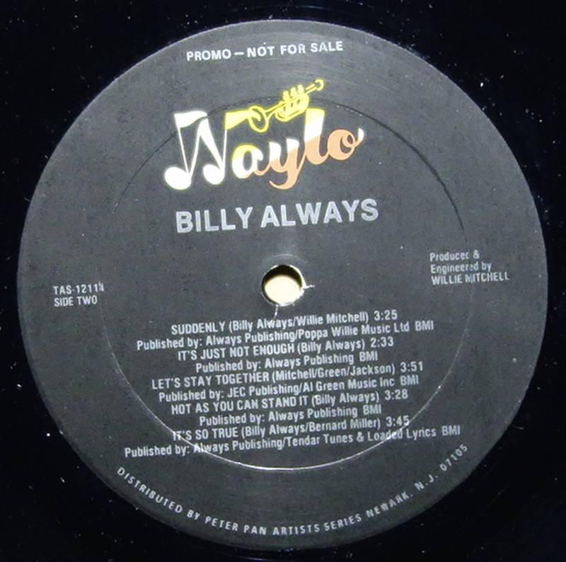 洋楽 BILLY ALWAYS/BILLY ALWAYS LP Mi5qcGVn.jpeg