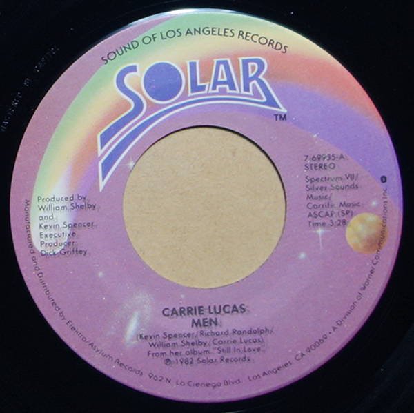 Carrie Lucas - Men / I Just Can't Do It Without Your Love