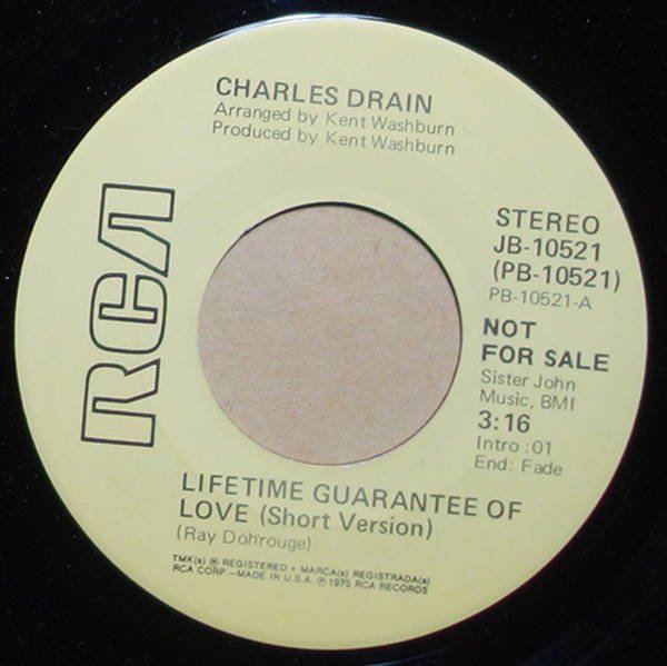 Charles Drain - Lifetime Guarantee Of Love