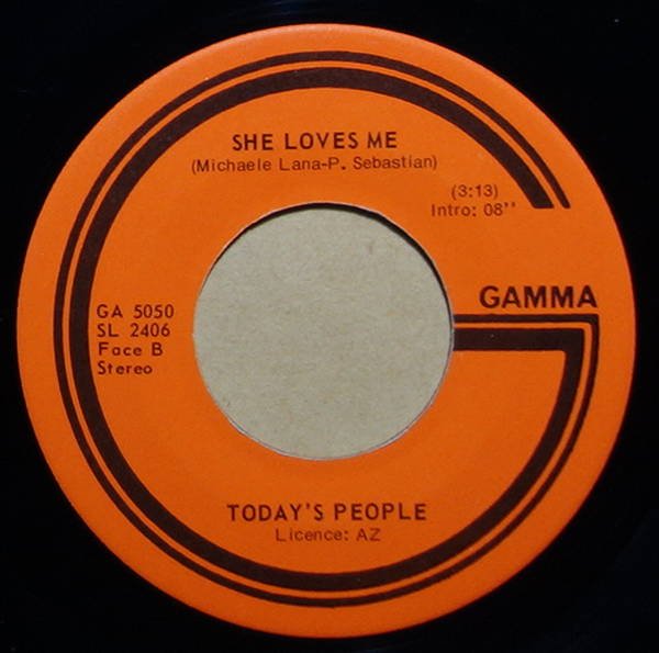 Today's People (All We Need Is Time For Love) She Loves Me  Vinylian Vintage Vinyl Record Shop