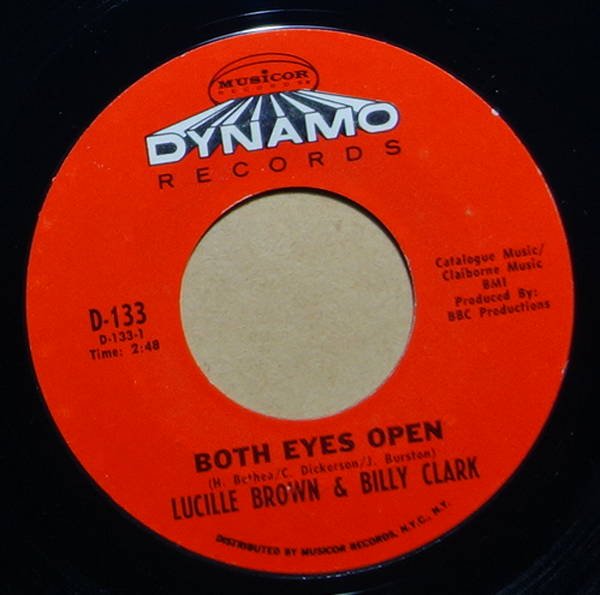Lucille Brown & Billy Clark / Billy Clark & His Orchestra - Both Eyes Open / Hot Gravy