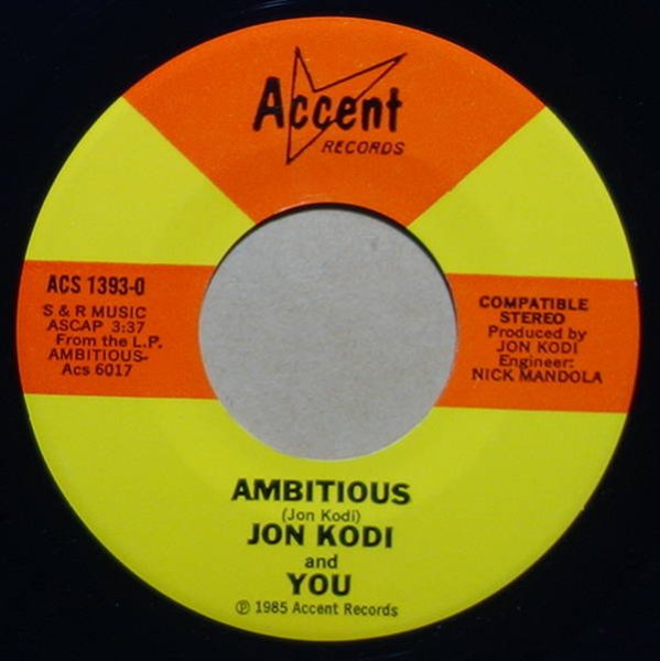 Jon Kodi And You - Ambitious / Lost Without You