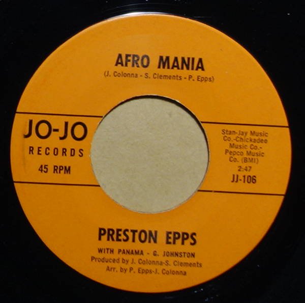 Preston Epps With Panama G. Johnston - Afro Mania / Love Is The Only Good Thing